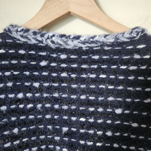 NWT J. Crew | Cropped Wool Blend Lady Jacket in Marled Yarn - Size XL - Picture 10 of 14